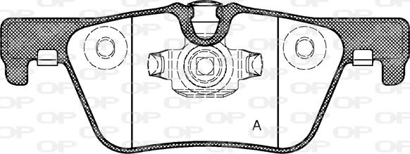 Open Parts BPA1476.00 - Komplet Pločica, disk-kočnica www.molydon.hr