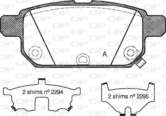 Open Parts BPA1471.02 - Komplet Pločica, disk-kočnica www.molydon.hr