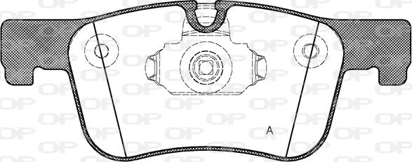 Open Parts BPA1478.00 - Komplet Pločica, disk-kočnica www.molydon.hr