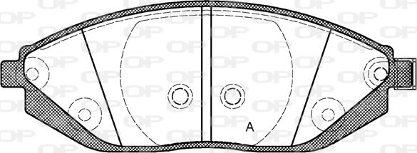 Open Parts BPA1472.02 - Komplet Pločica, disk-kočnica www.molydon.hr