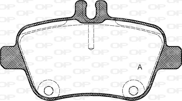 Open Parts BPA1477.00 - Komplet Pločica, disk-kočnica www.molydon.hr