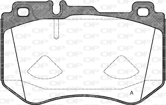 Open Parts BPA1591.00 - Komplet Pločica, disk-kočnica www.molydon.hr