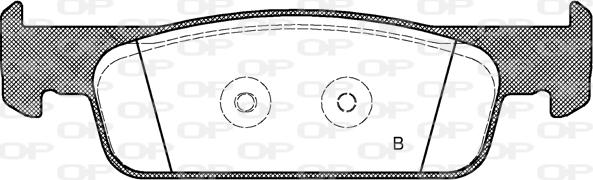 Open Parts BPA1540.00 - Komplet Pločica, disk-kočnica www.molydon.hr