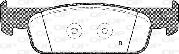 Open Parts BPA1540.10 - Komplet Pločica, disk-kočnica www.molydon.hr