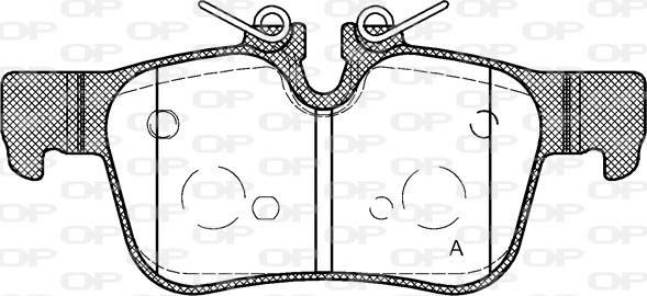 Open Parts BPA1551.10 - Komplet Pločica, disk-kočnica www.molydon.hr