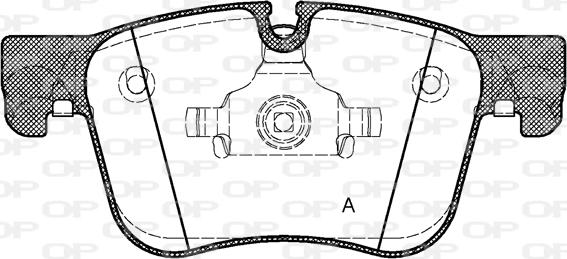 Open Parts BPA1560.00 - Komplet Pločica, disk-kočnica www.molydon.hr