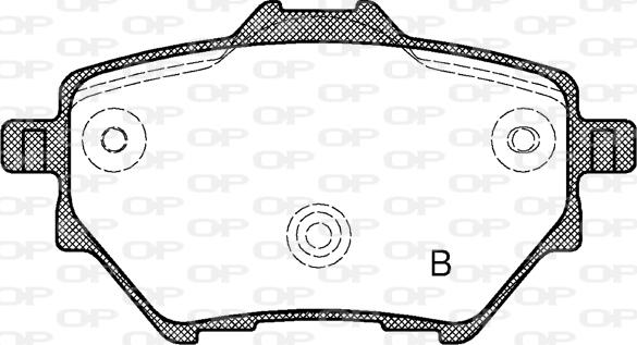 Open Parts BPA1562.00 - Komplet Pločica, disk-kočnica www.molydon.hr