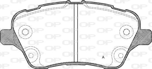 Open Parts BPA1514.00 - Komplet Pločica, disk-kočnica www.molydon.hr