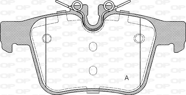 Open Parts BPA1516.45 - Komplet Pločica, disk-kočnica www.molydon.hr