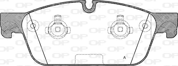 Open Parts BPA1511.00 - Komplet Pločica, disk-kočnica www.molydon.hr