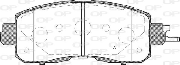 Open Parts BPA1517.04 - Komplet Pločica, disk-kočnica www.molydon.hr