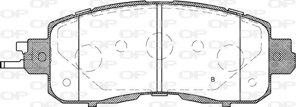 Open Parts BPA1517.04 - Komplet Pločica, disk-kočnica www.molydon.hr