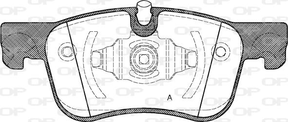 Open Parts BPA1580.00 - Komplet Pločica, disk-kočnica www.molydon.hr