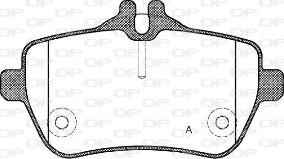 Open Parts BPA1535.00 - Komplet Pločica, disk-kočnica www.molydon.hr