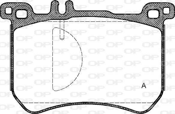 Open Parts BPA1533.00 - Komplet Pločica, disk-kočnica www.molydon.hr