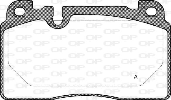 Open Parts BPA1527.00 - Komplet Pločica, disk-kočnica www.molydon.hr