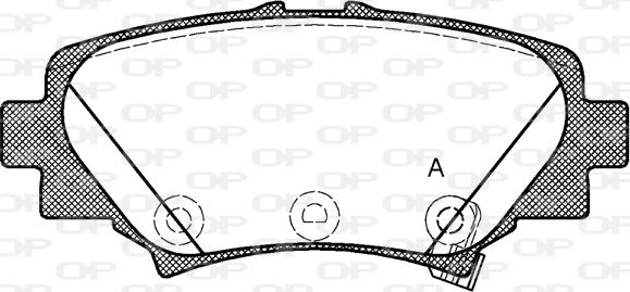 Open Parts BPA1570.02 - Komplet Pločica, disk-kočnica www.molydon.hr