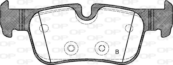 Open Parts BPA1573.00 - Komplet Pločica, disk-kočnica www.molydon.hr