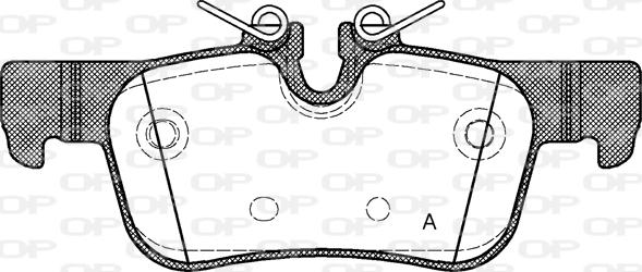 Open Parts BPA1573.00 - Komplet Pločica, disk-kočnica www.molydon.hr