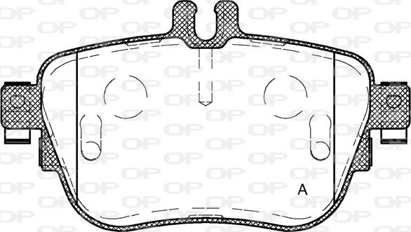 Open Parts BPA1699.00 - Komplet Pločica, disk-kočnica www.molydon.hr