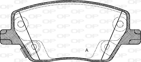 Open Parts BPA1695.02 - Komplet Pločica, disk-kočnica www.molydon.hr