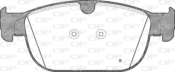 Open Parts BPA1696.00 - Komplet Pločica, disk-kočnica www.molydon.hr