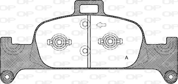 Open Parts BPA1691.00 - Komplet Pločica, disk-kočnica www.molydon.hr