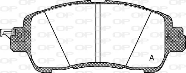 Open Parts BPA1656.04 - Komplet Pločica, disk-kočnica www.molydon.hr