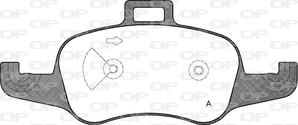 Open Parts BPA1653.00 - Komplet Pločica, disk-kočnica www.molydon.hr