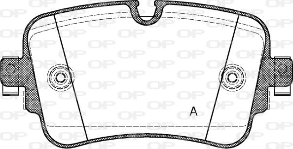 Open Parts BPA1668.08 - Komplet Pločica, disk-kočnica www.molydon.hr