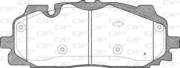 Open Parts BPA1667.00 - Komplet Pločica, disk-kočnica www.molydon.hr