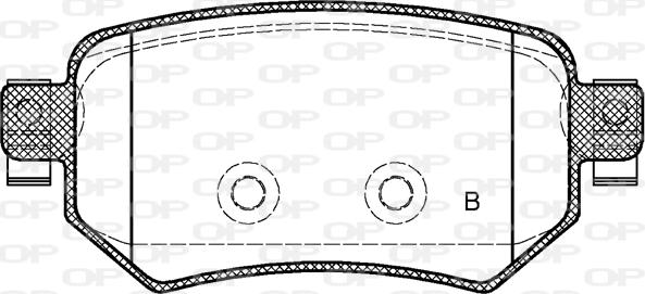 Open Parts BPA1682.02 - Komplet Pločica, disk-kočnica www.molydon.hr