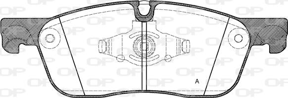 Open Parts BPA1633.00 - Komplet Pločica, disk-kočnica www.molydon.hr