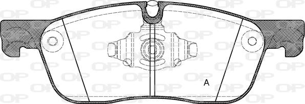 Open Parts BPA1633.10 - Komplet Pločica, disk-kočnica www.molydon.hr