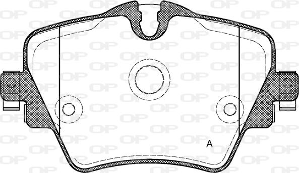 Open Parts BPA1625.08 - Komplet Pločica, disk-kočnica www.molydon.hr