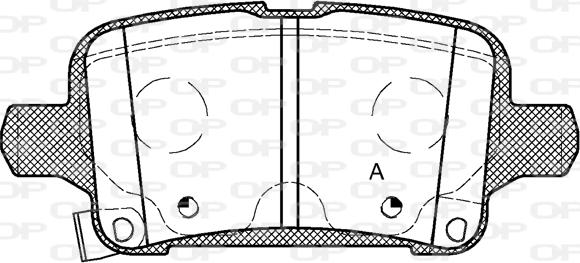 Open Parts BPA1628.02 - Komplet Pločica, disk-kočnica www.molydon.hr