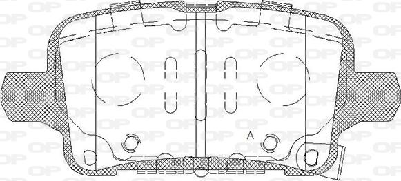 Open Parts BPA1628.12 - Komplet Pločica, disk-kočnica www.molydon.hr