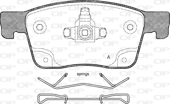 Open Parts BPA1679.02 - Komplet Pločica, disk-kočnica www.molydon.hr