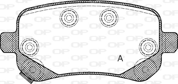 Open Parts BPA1095.02 - Komplet Pločica, disk-kočnica www.molydon.hr