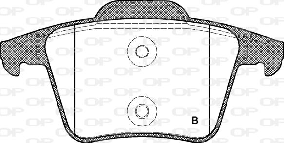 Open Parts BPA1044.00 - Komplet Pločica, disk-kočnica www.molydon.hr