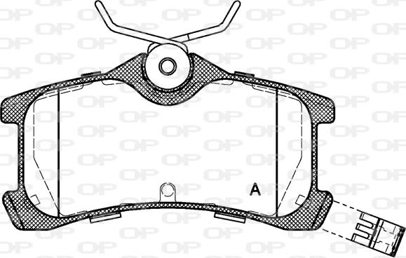 Open Parts BPA1050.02 - Komplet Pločica, disk-kočnica www.molydon.hr