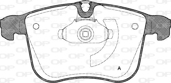 Open Parts BPA1053.00 - Komplet Pločica, disk-kočnica www.molydon.hr