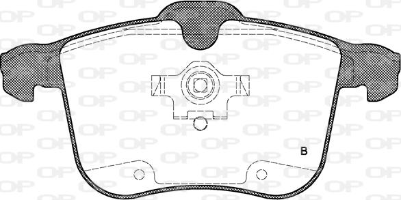 Open Parts BPA1053.00 - Komplet Pločica, disk-kočnica www.molydon.hr