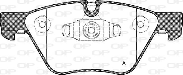 Open Parts BPA1052.10 - Komplet Pločica, disk-kočnica www.molydon.hr