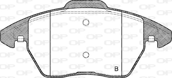 Open Parts BPA1030.01 - Komplet Pločica, disk-kočnica www.molydon.hr