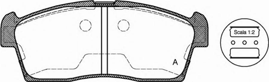 Open Parts BPA1199.00 - Komplet Pločica, disk-kočnica www.molydon.hr