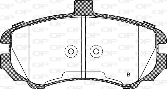 Open Parts BPA1194.02 - Komplet Pločica, disk-kočnica www.molydon.hr