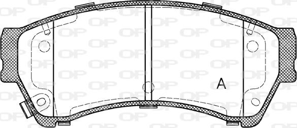 Open Parts BPA1196.02 - Komplet Pločica, disk-kočnica www.molydon.hr