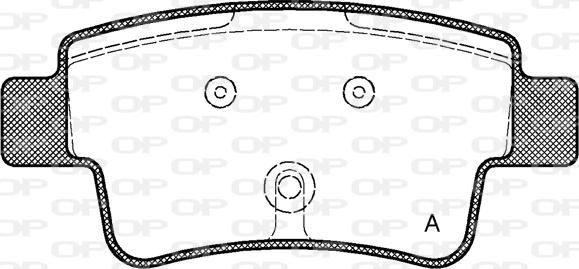 Open Parts BPA1198.00 - Komplet Pločica, disk-kočnica www.molydon.hr