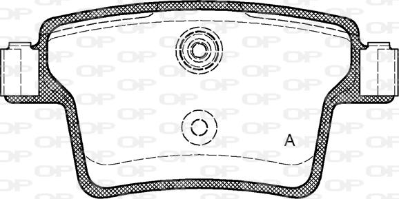 Open Parts BPA1149.10 - Komplet Pločica, disk-kočnica www.molydon.hr